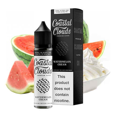 Watermelon Cream 60ml | Coastal Clouds | Vape World Australia | E-Liquid
