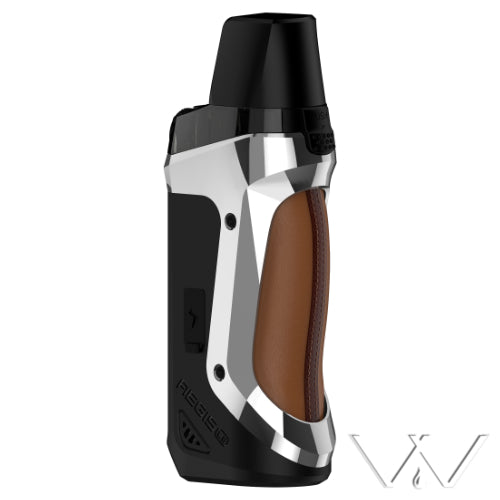Geek Vape Aegis Boost Pod Mod Kit Silver Luxury Edition | Vape World Australia | Vaping Hardware